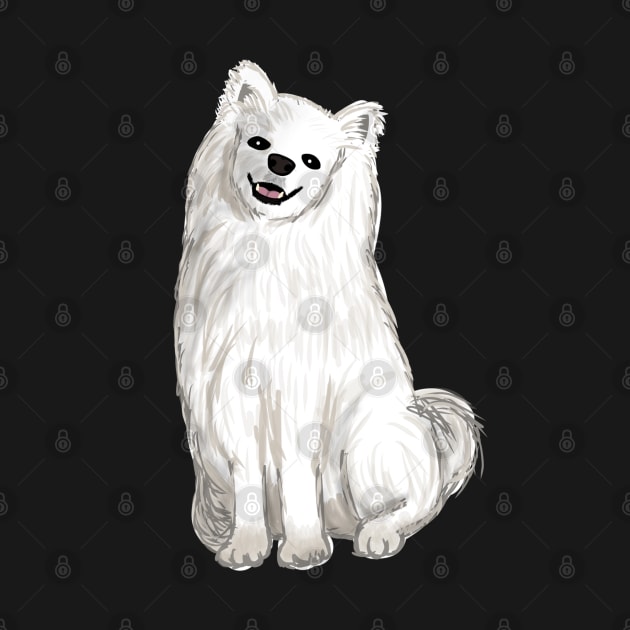 American Eskimo Dog (Small Design) by Aeriskate