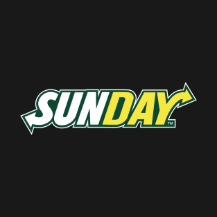 Sunday Subway Logo Parody T-Shirt