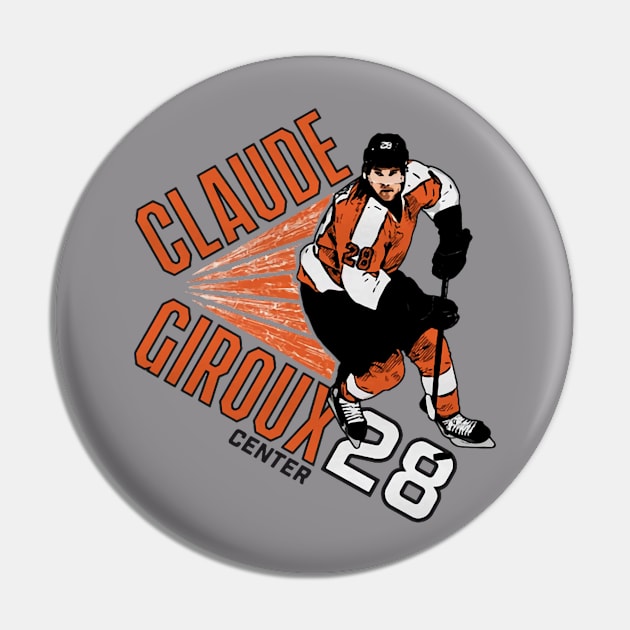 Claude Giroux New York I Point Pin by Erianna Bee