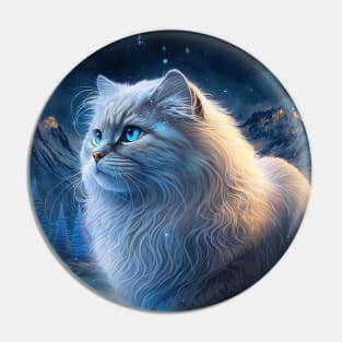 Ice Queen Siberian Cat Pin