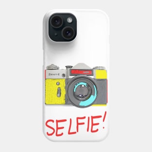 Pop Art Vintage Camera...Selfie! Phone Case