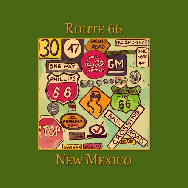 Route 66 design New Mexico by WelshDesigns