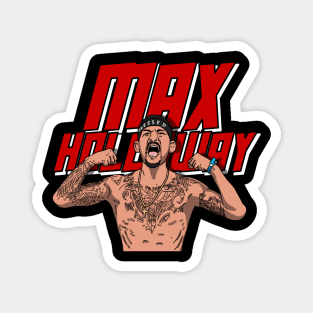 Max Holloway Comic Style Magnet