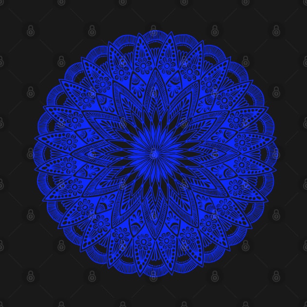 Mandala (blue) by calenbundalas