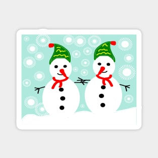 Snowman Magnet