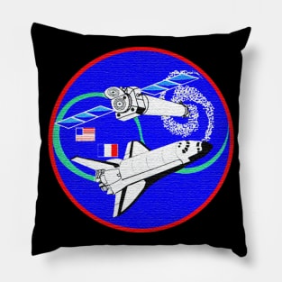 Black Panther Art - NASA Space Badge 59 Pillow