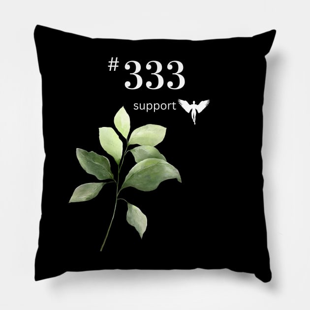 Angel # 333 Pillow by MOFF-