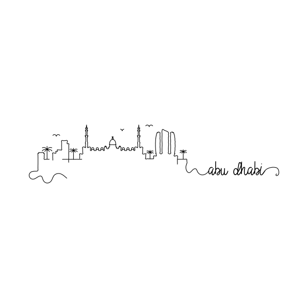 Abu Dhabi City Signature by kursatunsal