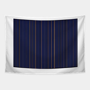 Navy pinstripe no. 2 Tapestry