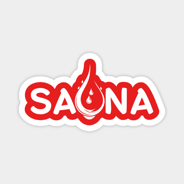 Sauna Magnet by aceofspace