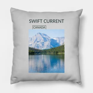 Swift Current Saskatchewan Canada Nature Rockies Rocky Mountains Lake Souvenir Present Gift for Canadian T-shirt Apparel Mug Notebook Tote Pillow Sticker Magnet Pillow