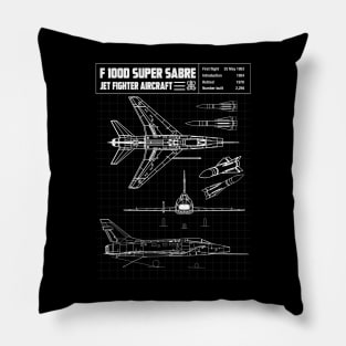 F100 D Super Sabre Pillow