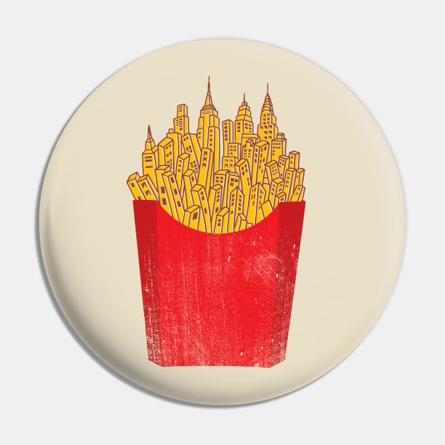 French Fries City Pin by kookylove