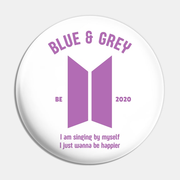 Blue & Grey - BE Pin by Millusti