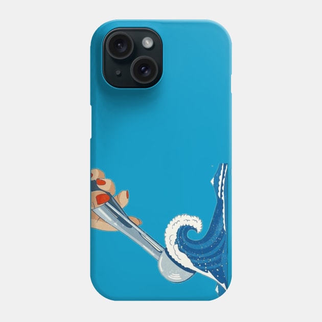 Wave collection Phone Case by DiVik