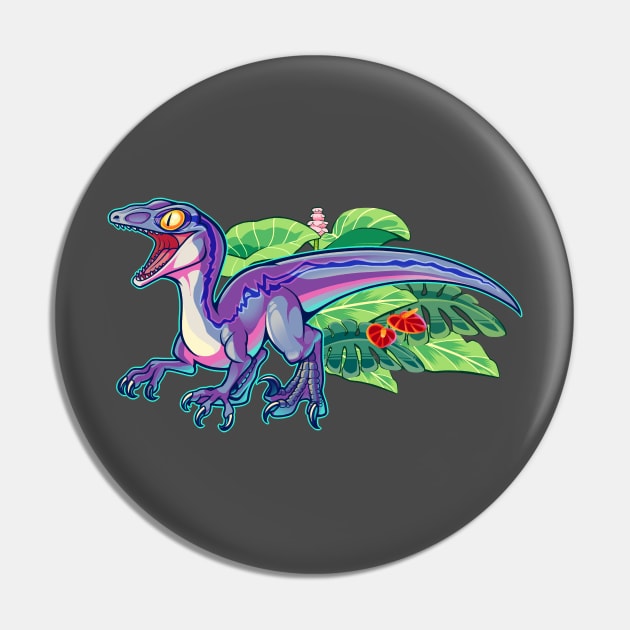 Raptor Blue Pin by Colordrilos