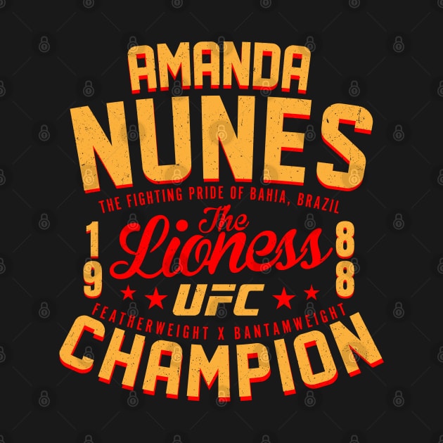 Amanda Nunes The Lioness by cagerepubliq
