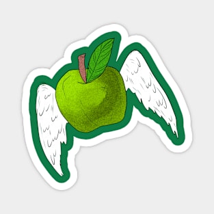 Angel Apple Green Magnet