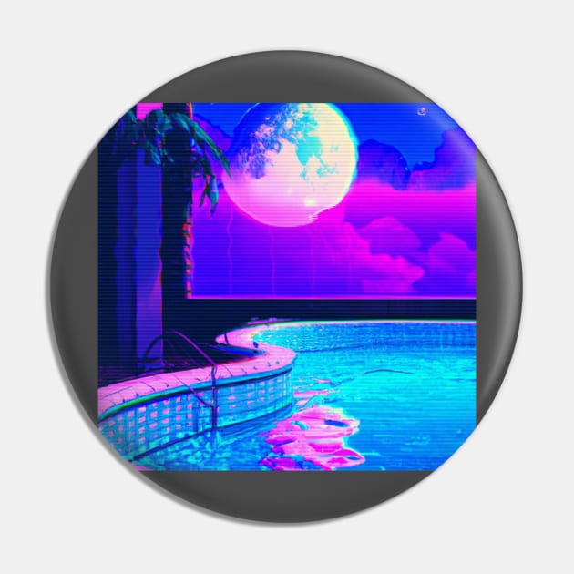 V a p o r  p o o l Pin by lofi_retrowave