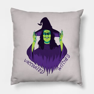 Vaccinated Witches Pillow