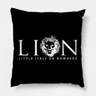 Ella the LION (White Lettering/Image) Pillow