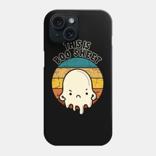 This Is Boo Sheet  Retro Ghost Halloween Phone Case