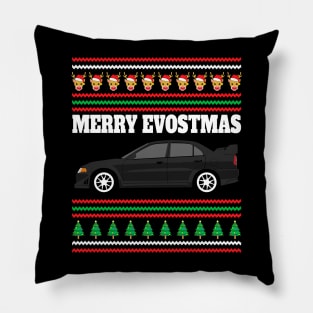 Mitsubishi Lancer Evolution 6 Merry Evostmas Pillow