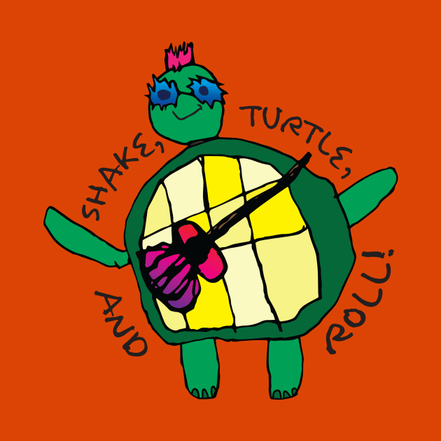 Way Cool Angi - Rock n' Roll Turtle! by SchaubDesign