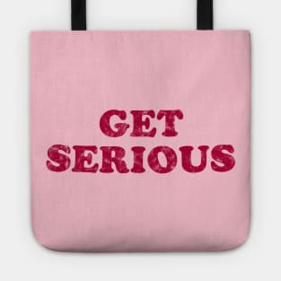 Get Serious - Retro - Pink Tote