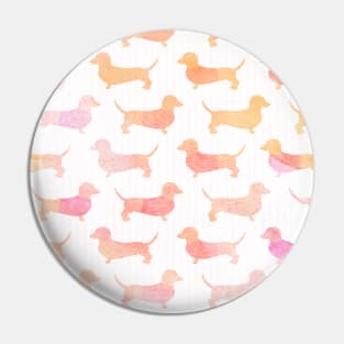 Dachshunds in Peach Pin