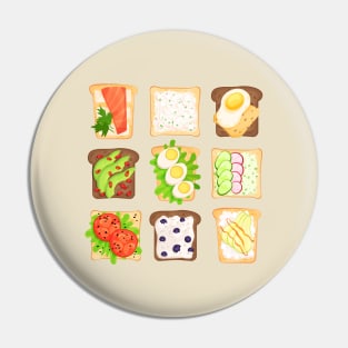 bread slices collection Pin