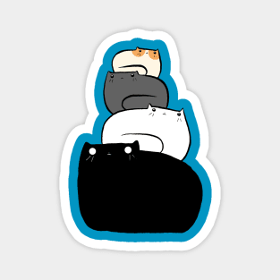 Cat Stack Magnet