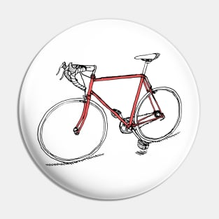 Red Bike Pin