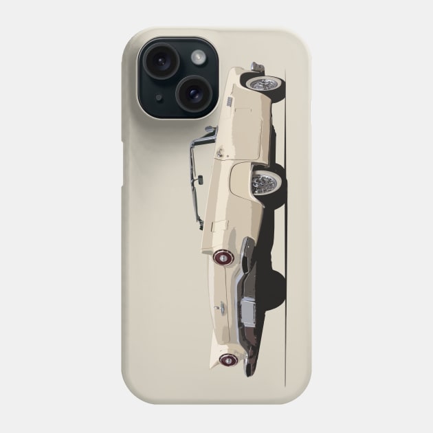 1957 Ford Thunderbird - stylized Phone Case by mal_photography