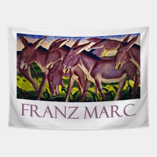 Donkey Frieze by Franz Marc Tapestry