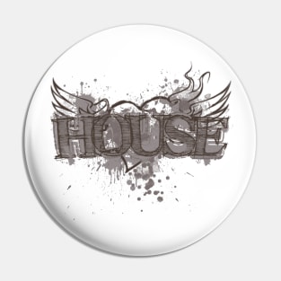 House Heart Pin