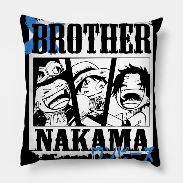 Nakama! Pillow by Liewrite