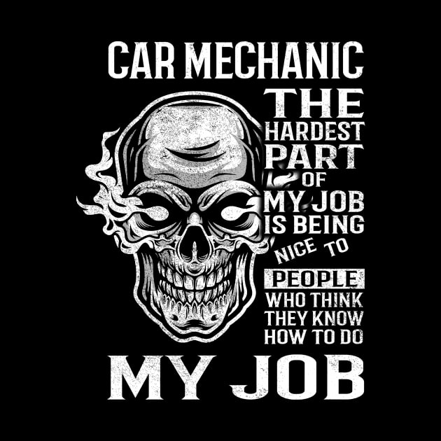 Car Mechanic T Shirt - The Hardest Part Gift 2 Item Tee by candicekeely6155