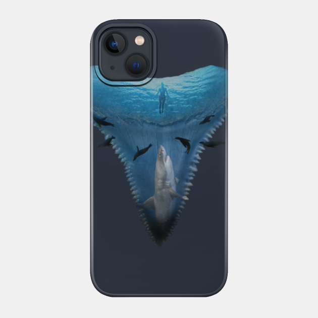 DEEP BLUE - Shark - Phone Case