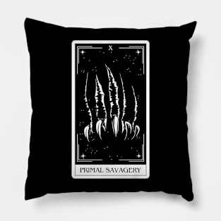 Primal Savagery Dnd 5e Spells Tarot Card Dungeons and Dragons Gift Pillow