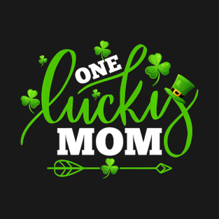 One Lucky Mom Shamrock T-Shirt