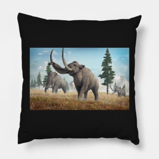 Columbian Mammoths Pillow