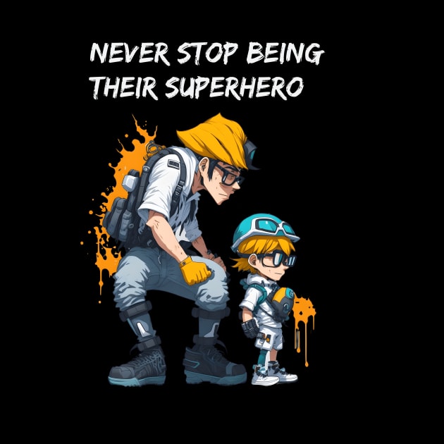 Never Stop Being Their Superhero by Double You Store