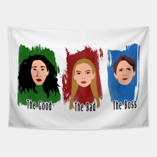 The good, the bad, the boss Tapestry