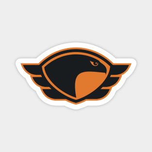 Furious Falcons | Hockey Team Logo | Black Falcon Magnet