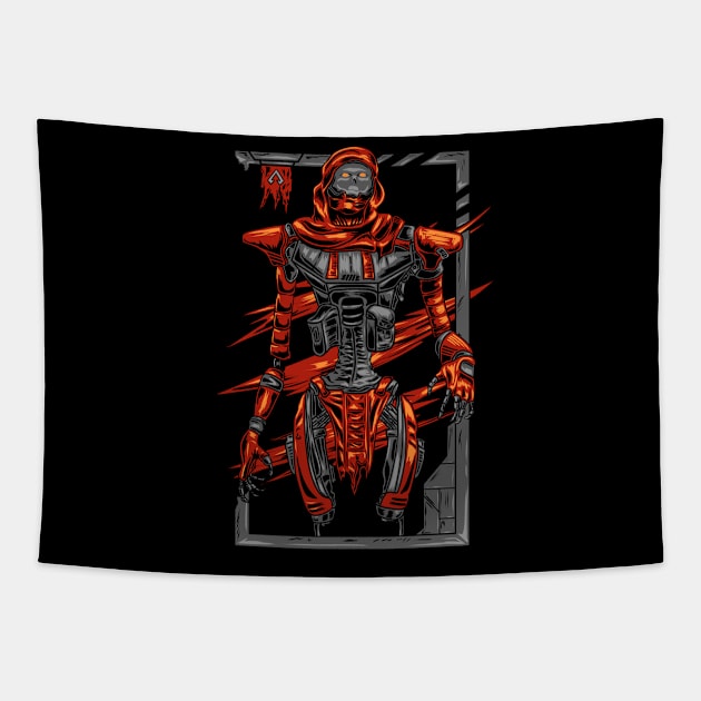 Clothing Revenant Apex Legend Design Tapestry by vinillustrate