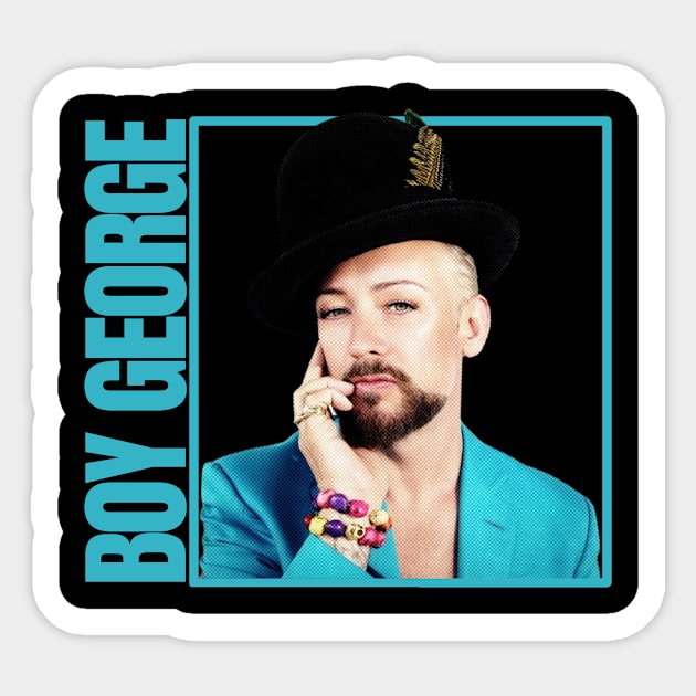 Boy George Aesthetic fan art design - Boy George - Sticker | TeePublic
