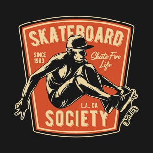 Skateboard LifeStyle T-Shirt Skate For Life Shirt T-Shirt