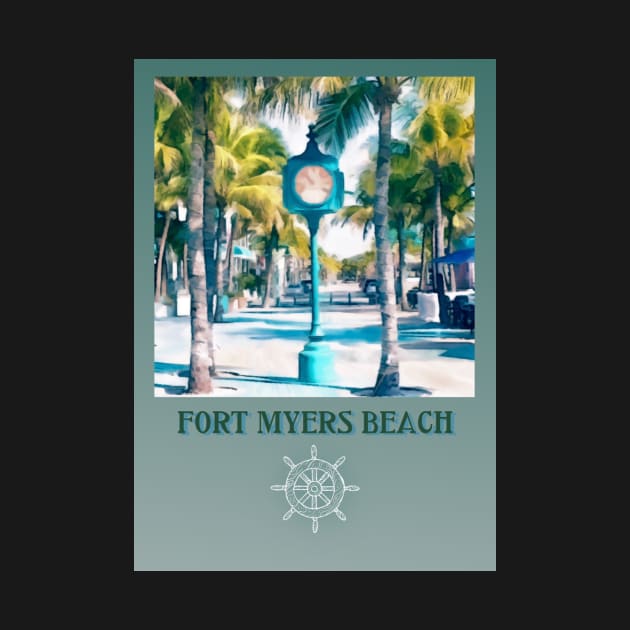 Fort Myers’s Beach Strong Clock Tower Times Square by ArtisticEnvironments