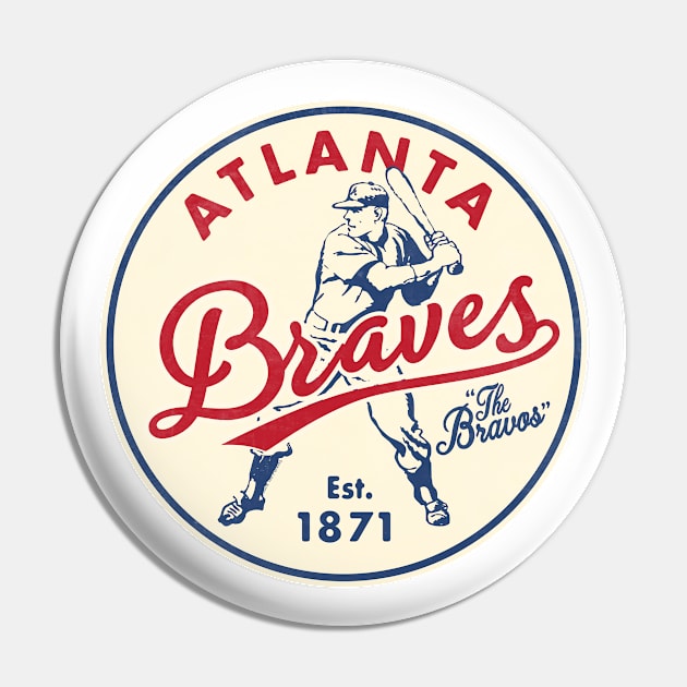 Atlanta Braves Logo Pin